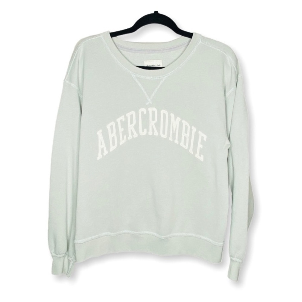 Abercrombie & Fitch Soft AF Collection Save Green Crewneck Sweatshirt Medium